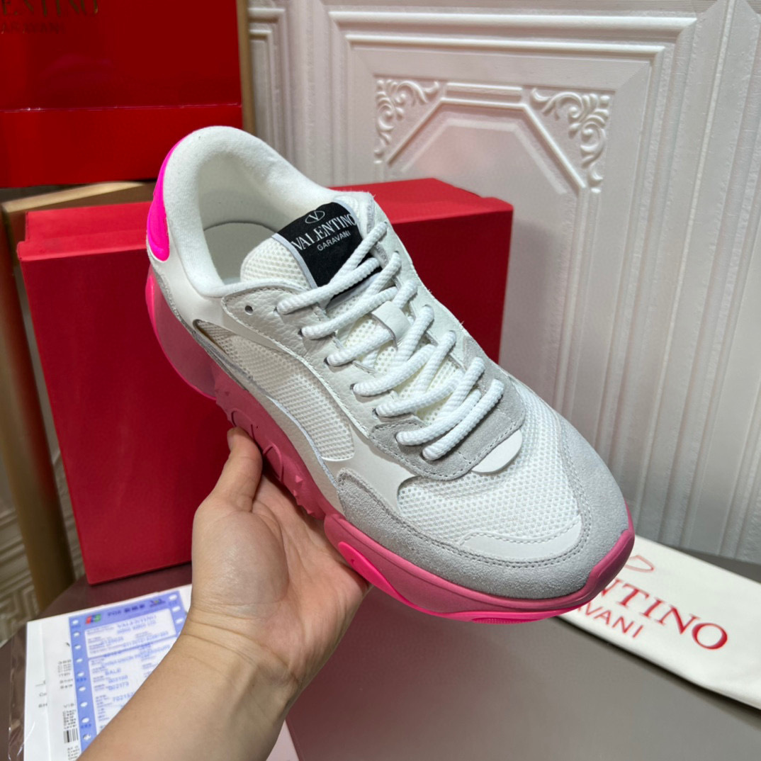 valentino unisex sneakers 35-44 with pink sole - Image 3