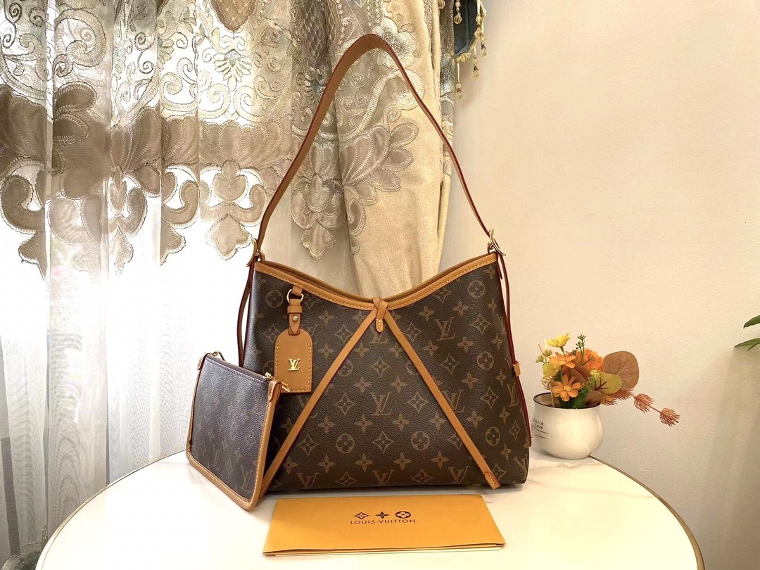 louis vuitton monogram shoulder bag 29x12x24 cm
