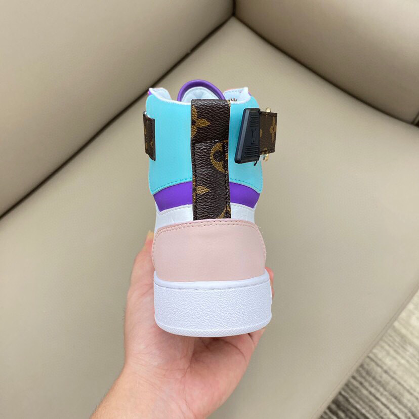 louis vuitton unisex high-top sneakers, sizes 35-44 - Image 3