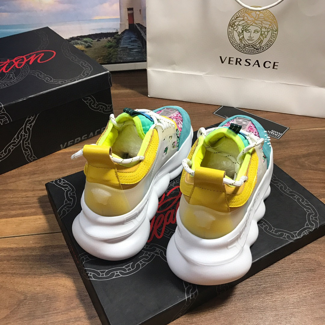 versace floral couple sneakers 35-44 - Image 3