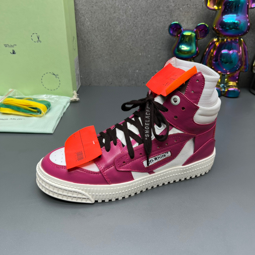 off-white couples sneakers 35-44 - pink/white - Image 3