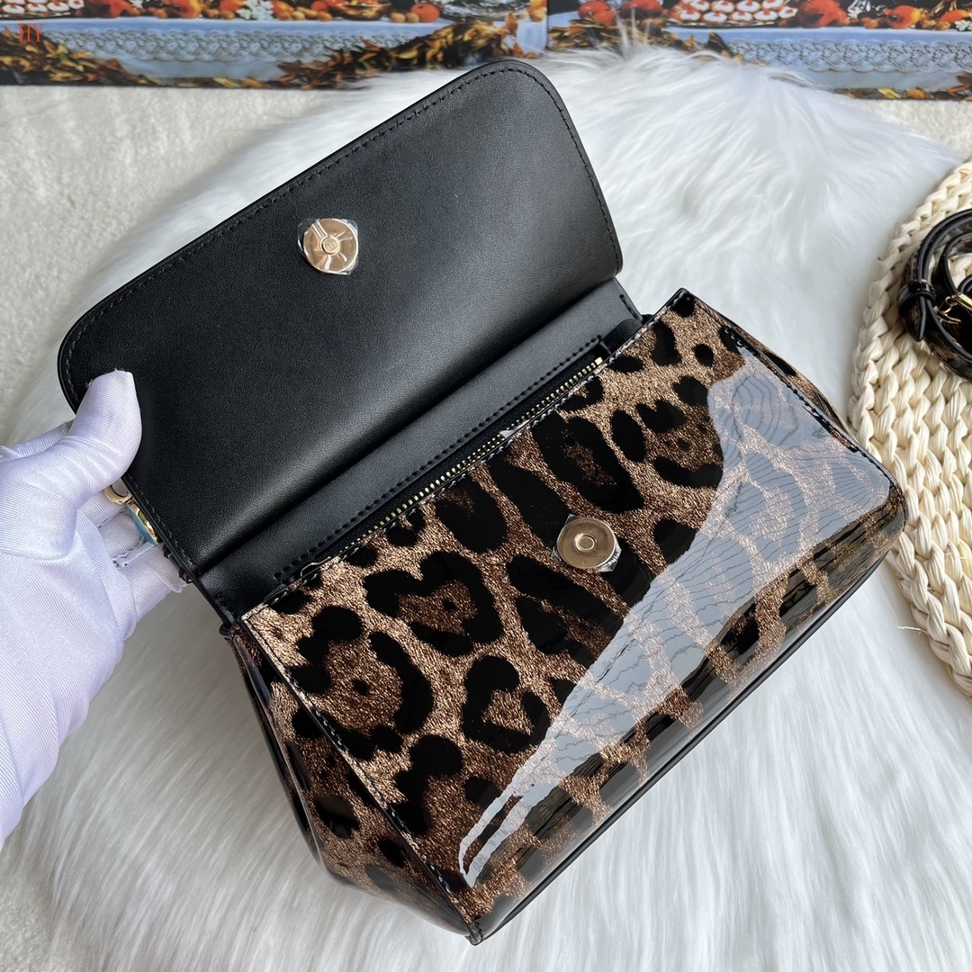 dolce & gabbana leopard print handbag - 20x17x7 cm - Image 3