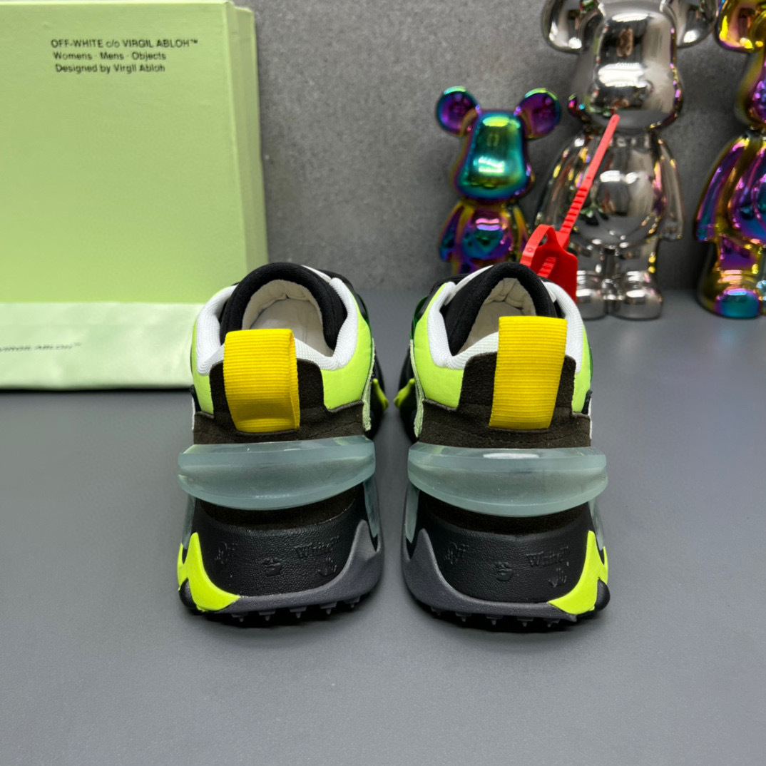 off-white sneakers 38-44 - green/black/yellow - Image 3
