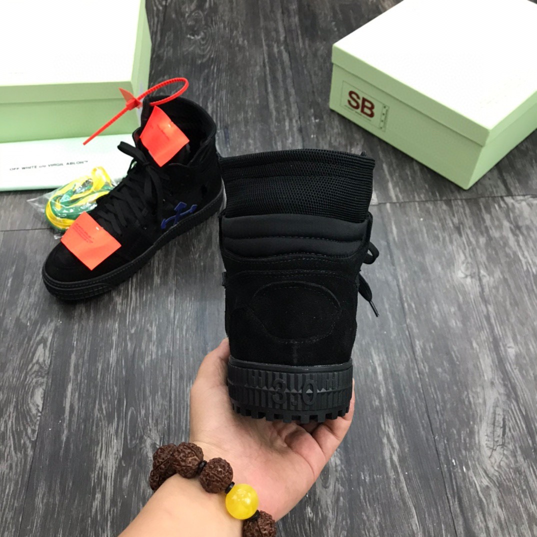 off-white high-top sneakers for couples, sizes 35-44 - Image 3