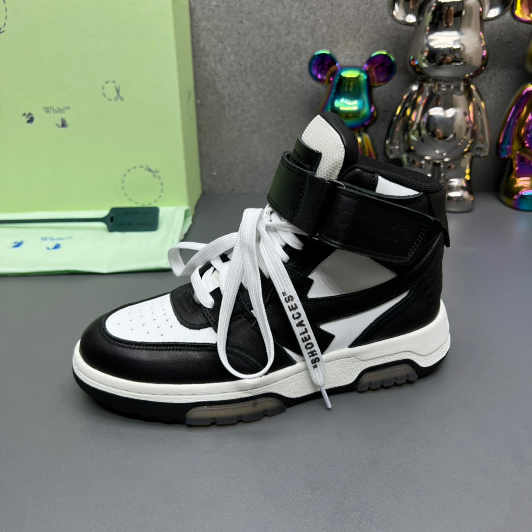 off-white high-top sneakers size 38-44 - Image 3