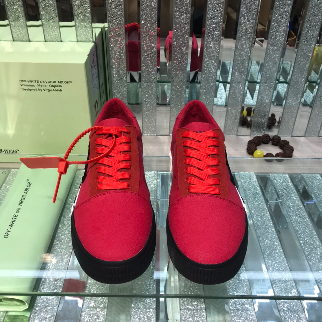 off-white c/o virgil abloh red sneakers 38-44 - Image 3