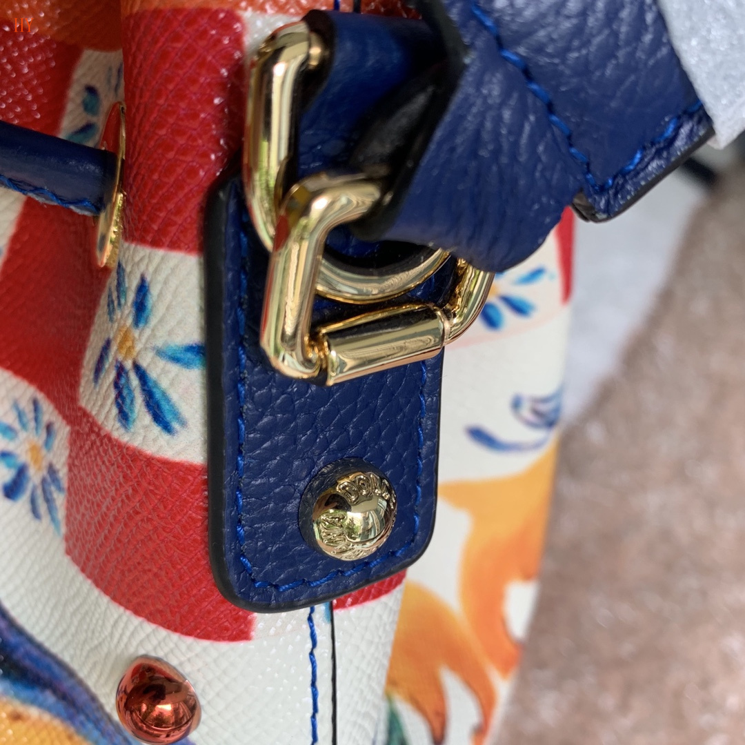 dolce & gabbana 27x25 cm colorful bucket bag - Image 3