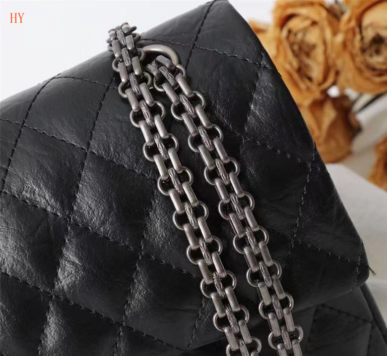 chanel black quilted handbag 25.5x17x7.5 cm - Image 3