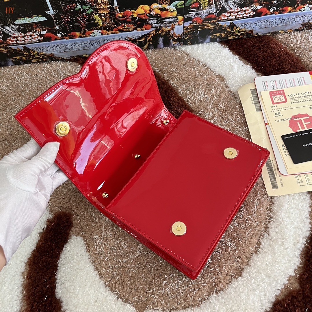 dolce & gabbana red logo bag 20x16x5.5 cm - 532024 - Image 3