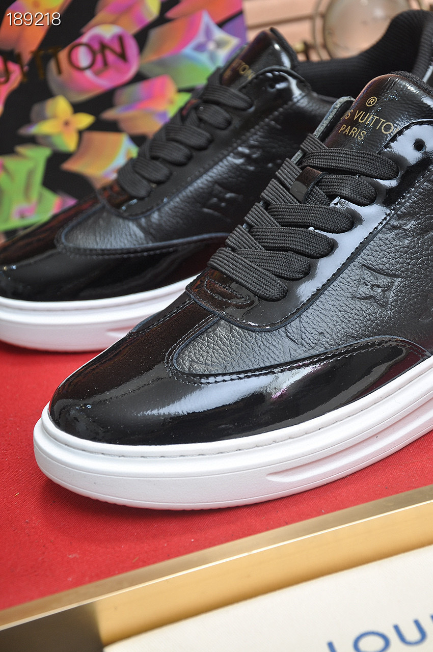 louis vuitton black casual sneakers size 38-44 gl290 - Image 3