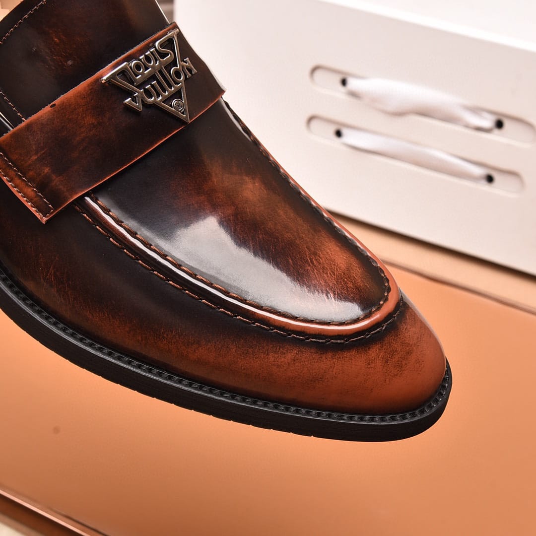 louis vuitton leather shoes size 40 - Image 3