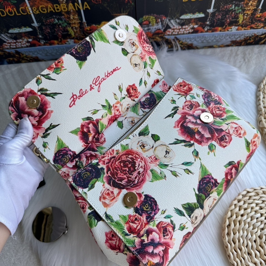 dolce & gabbana floral handbag 25x20x12 cm - model 532063 - Image 3