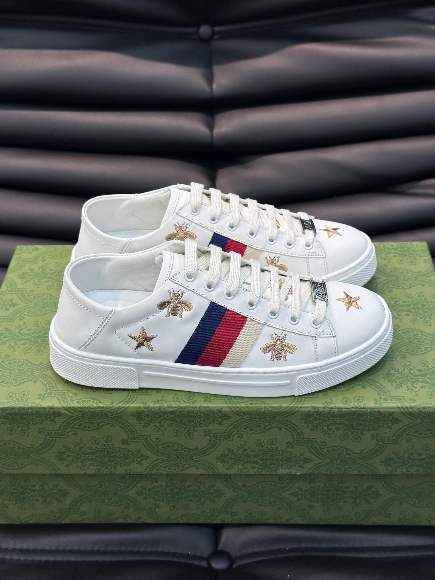 gucci ace sneakers for couples - sizes 35-44 - Image 3