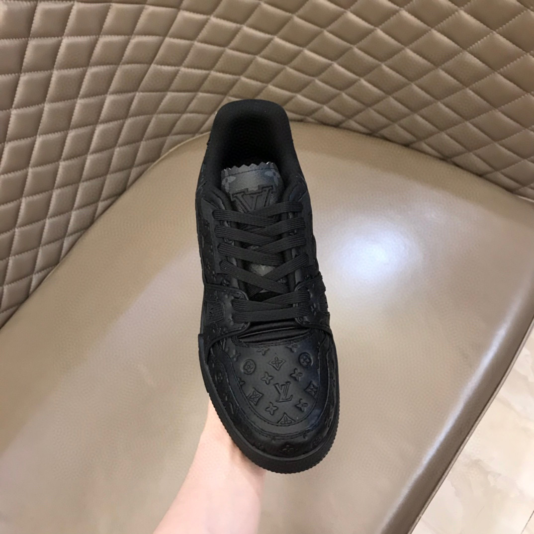 louis vuitton black casual sneakers size 38-44 - Image 3