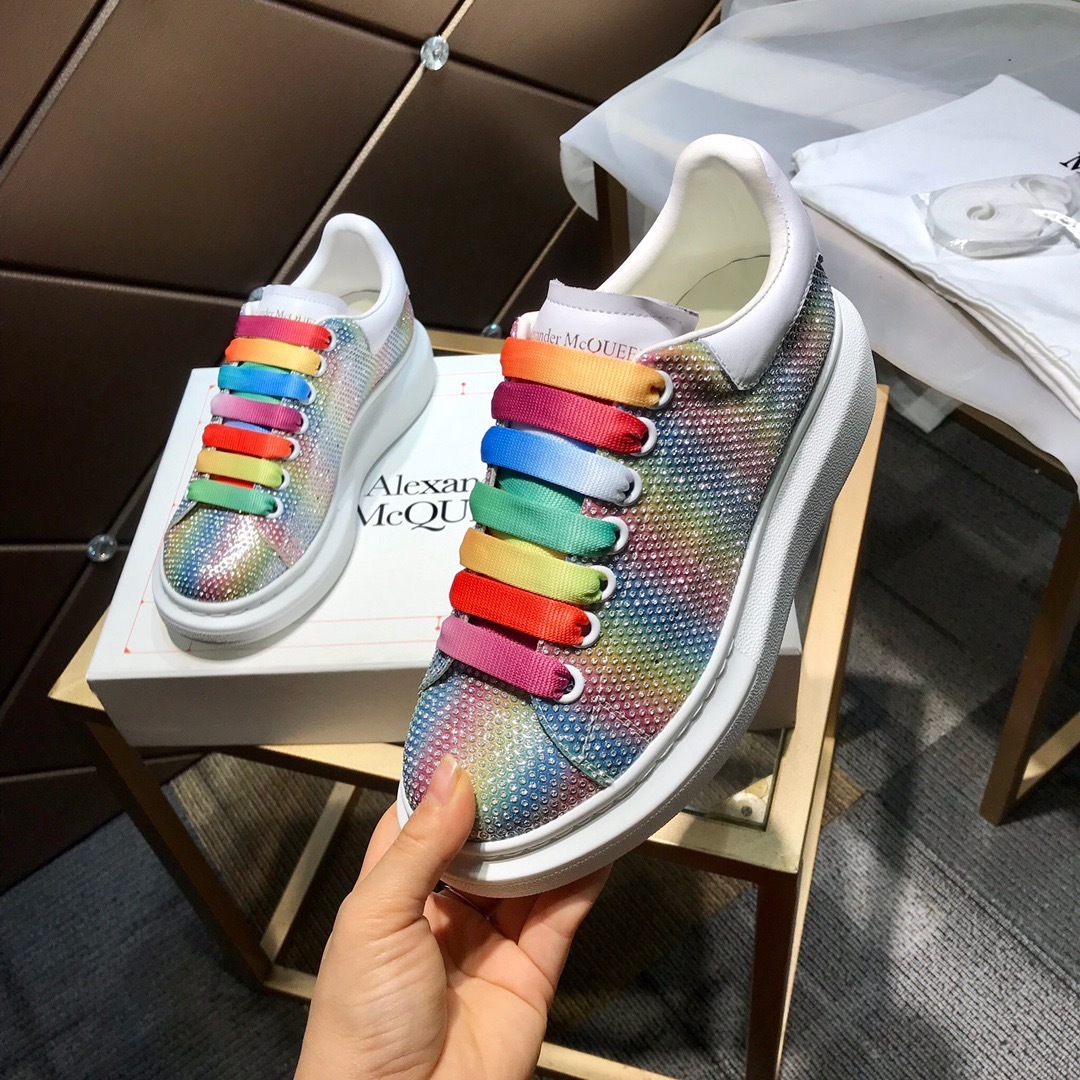 alexander mcqueen rainbow lace sneakers 35-44 - Image 3