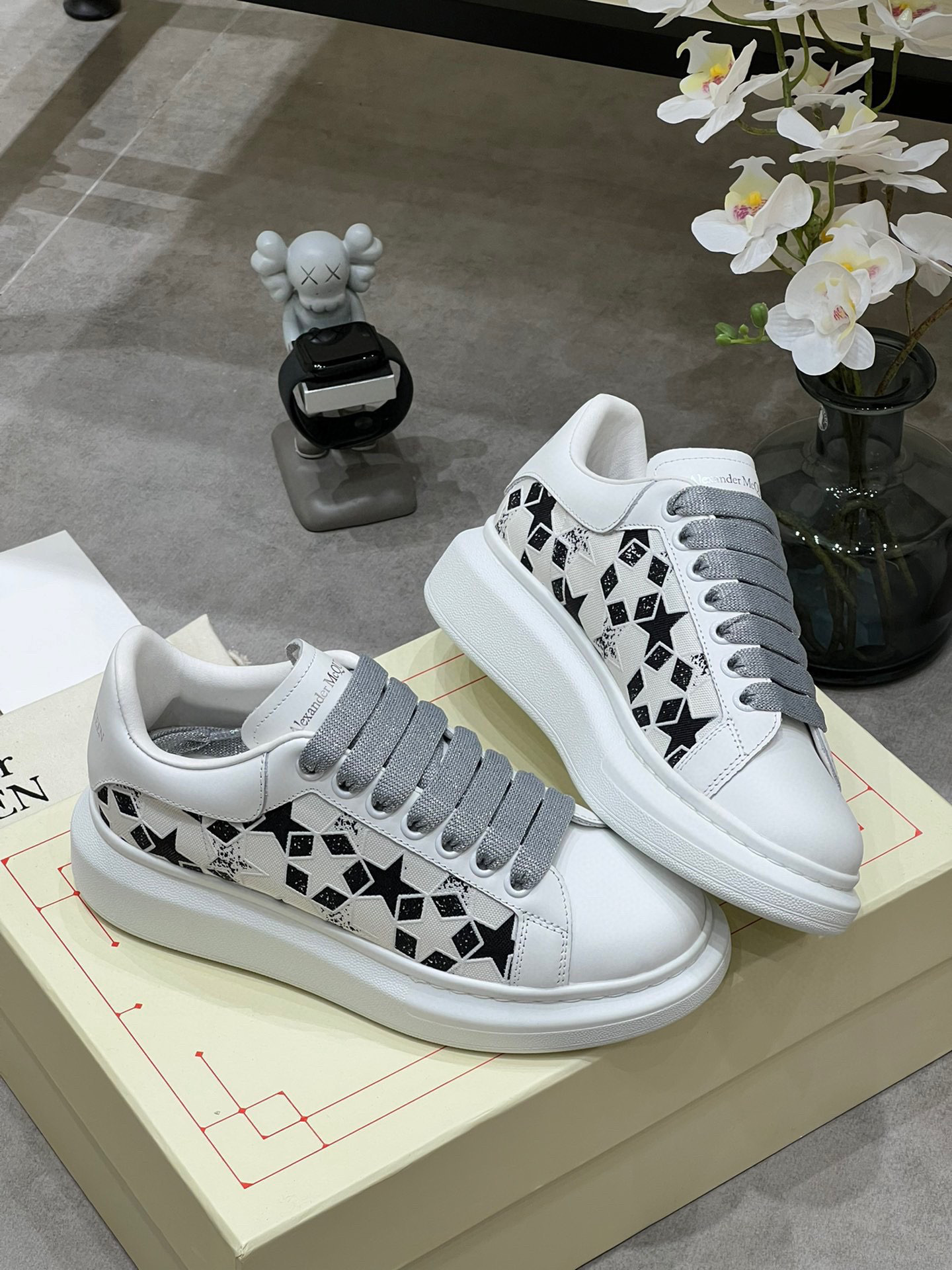 alexander mcqueen star-print sneakers, size 35-44 - Image 3