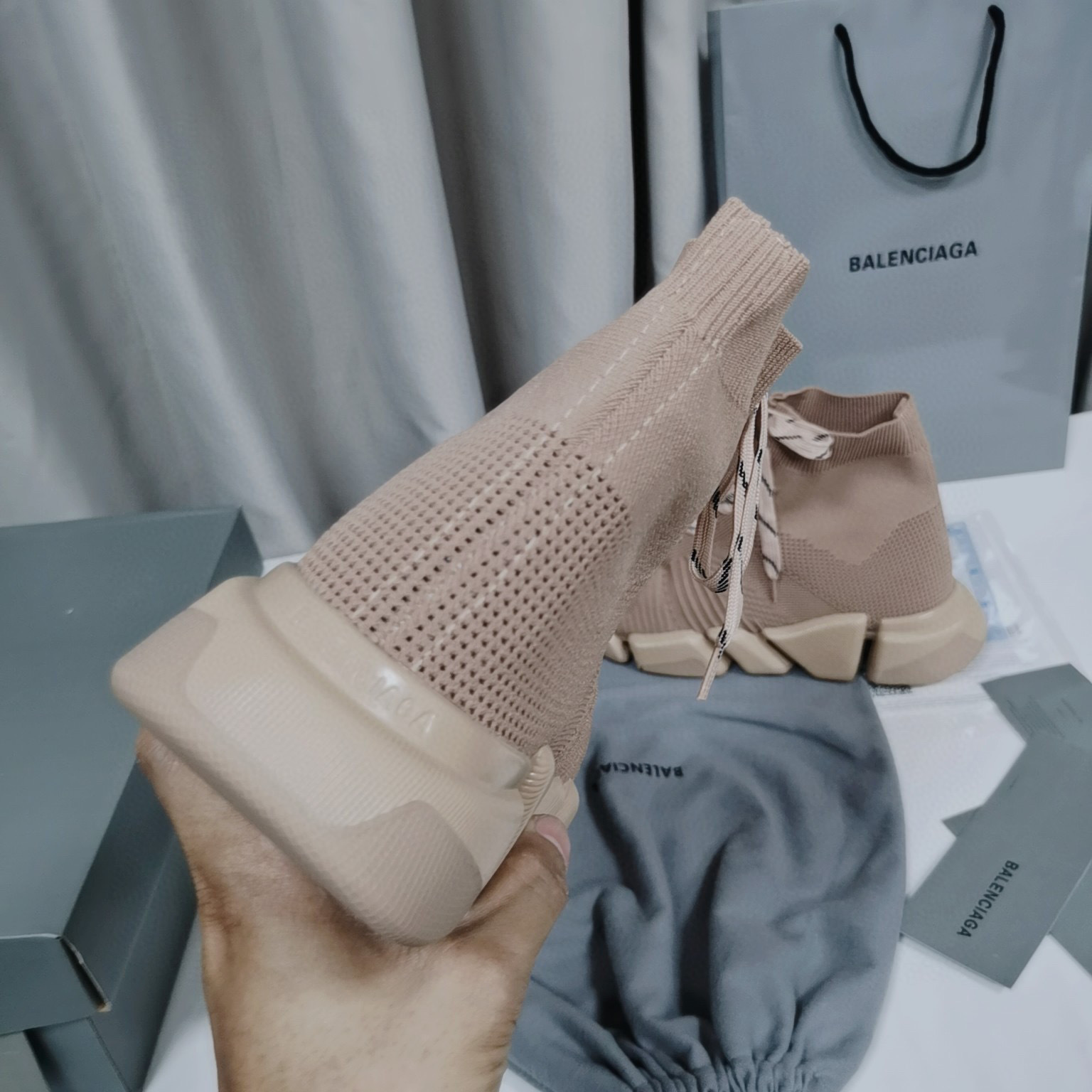 balenciaga couples sock sneakers 35-44 - Image 3