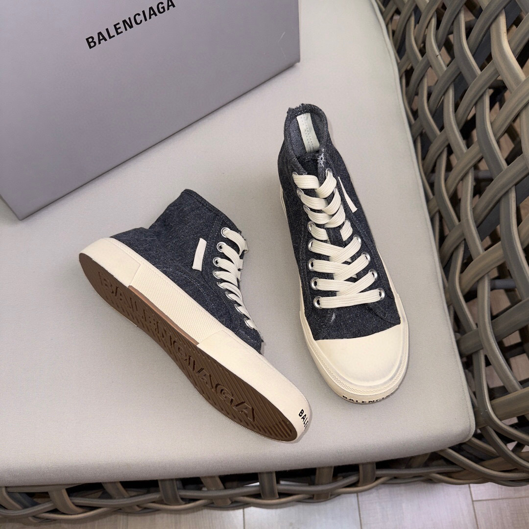 balenciaga high-top sneakers in denim - sizes 35-44 - Image 3