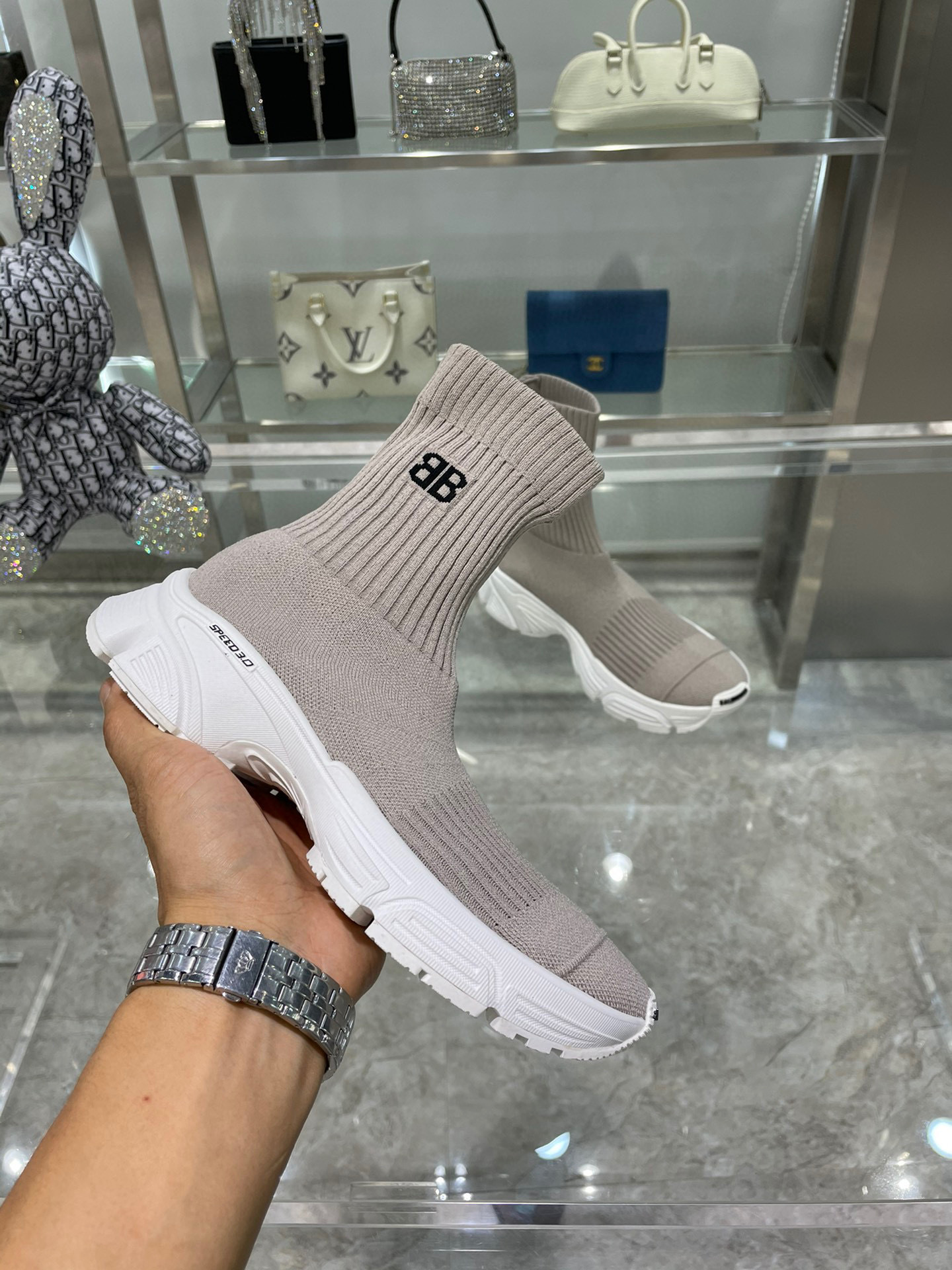 balenciaga couples sock sneakers 35-44 - Image 3