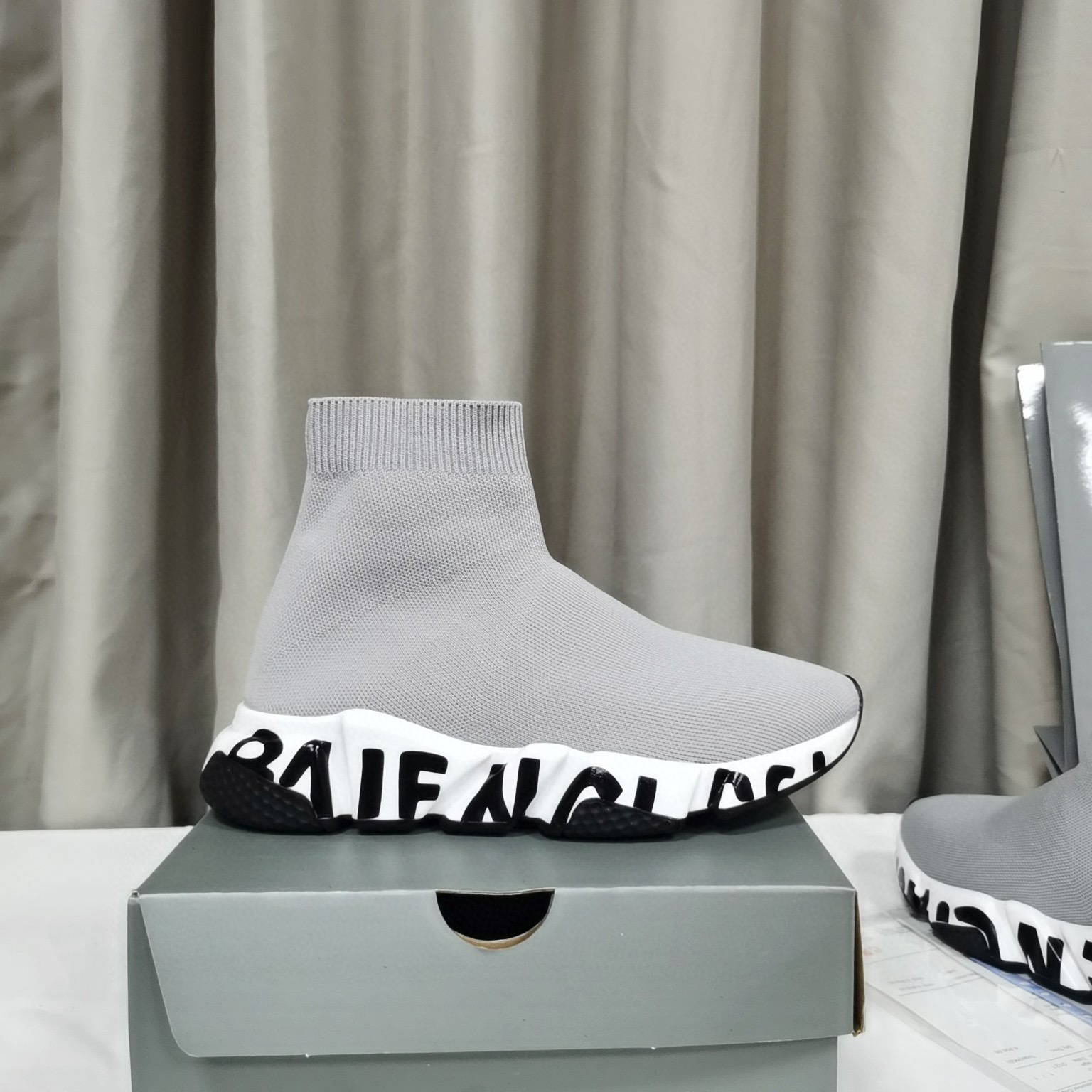 balenciaga grey sock sneakers size 35-44 - Image 3