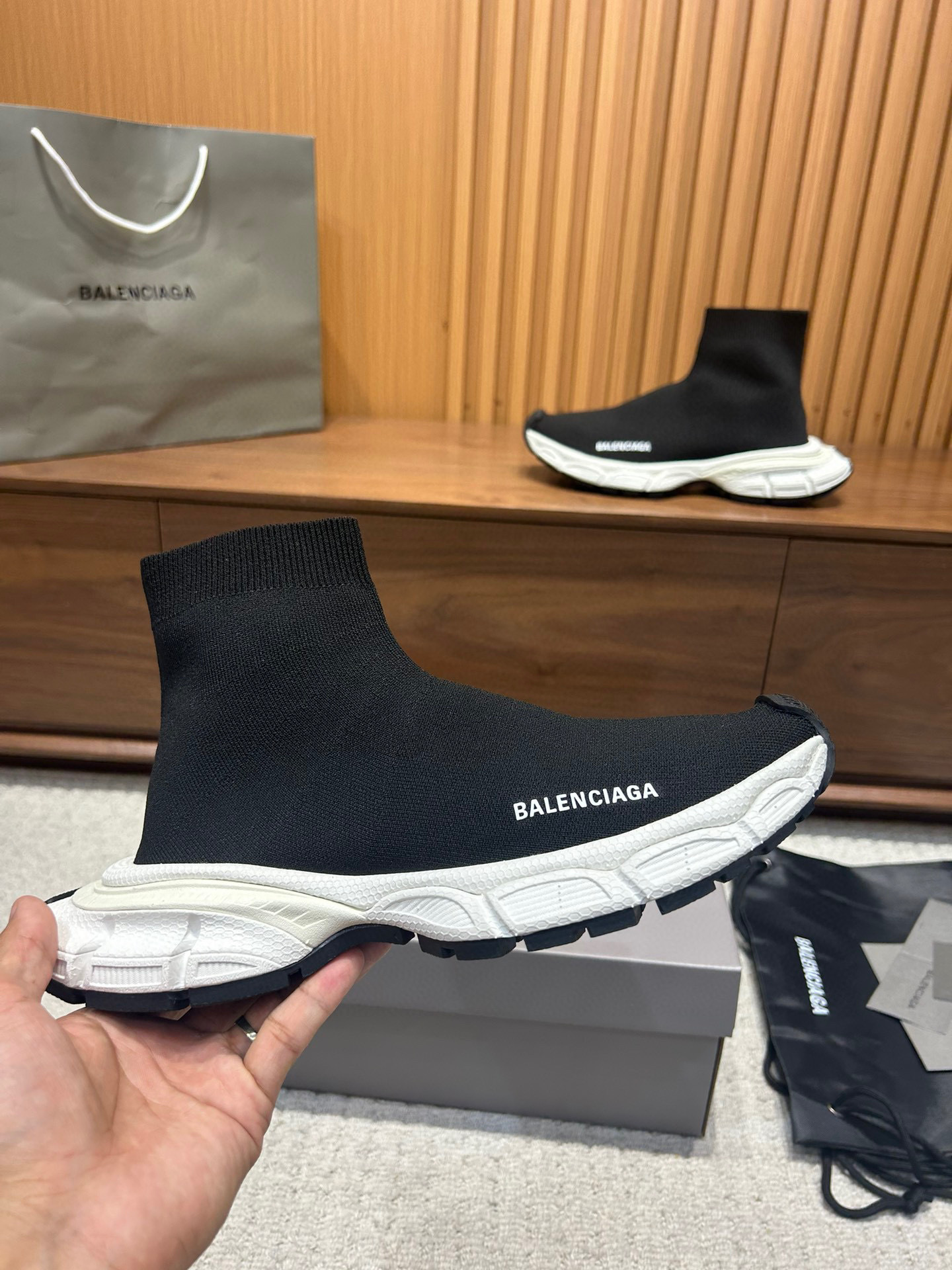 balenciaga black sock sneakers size 35-46 - Image 3