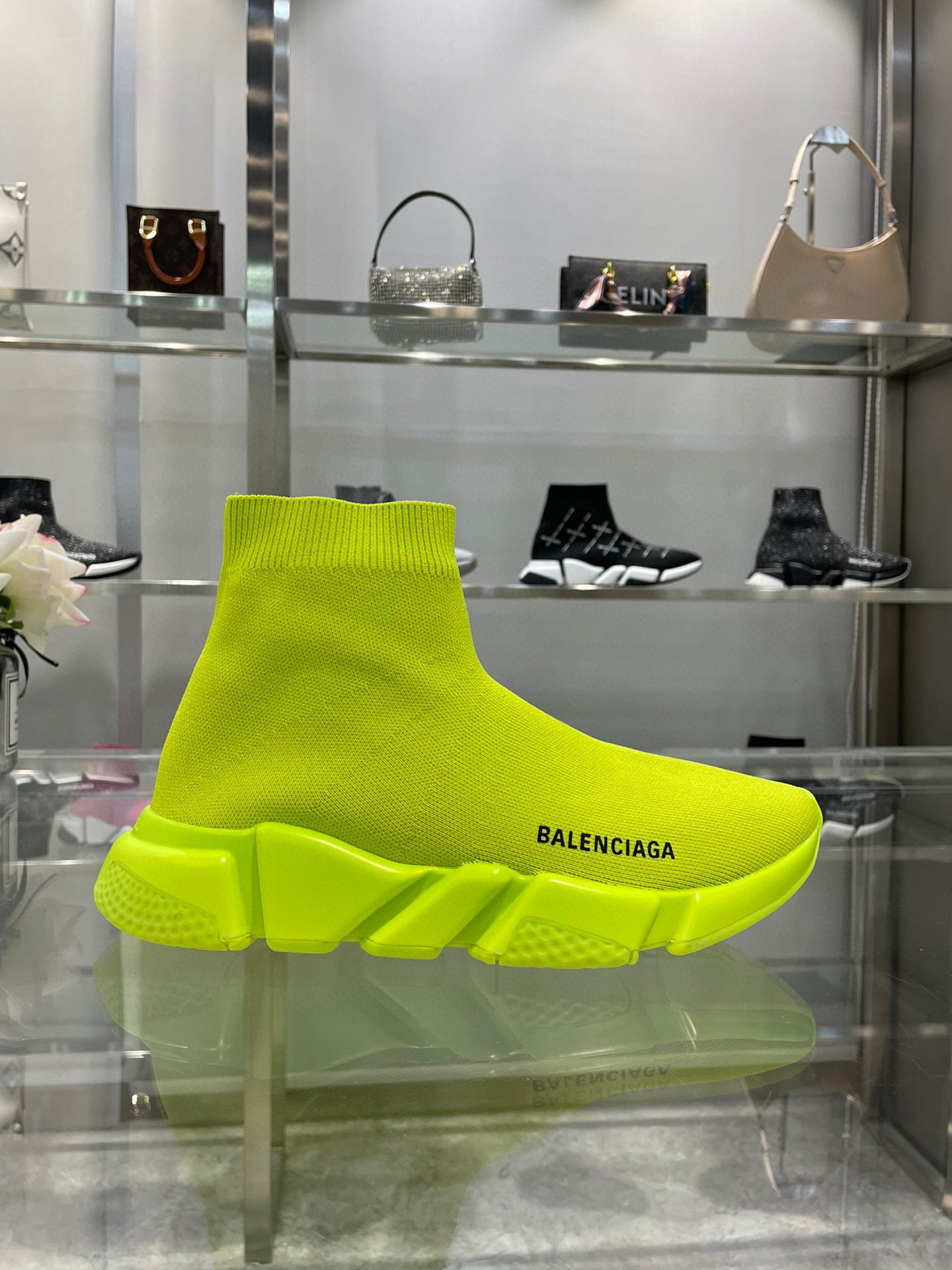 balenciaga neon sock sneakers size 35-44 - Image 3