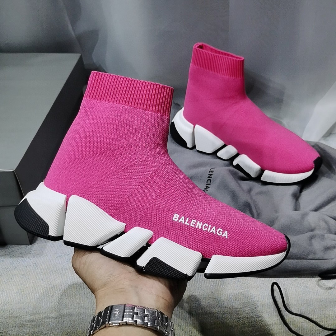 balenciaga pink sock sneakers 35-44 - Image 3
