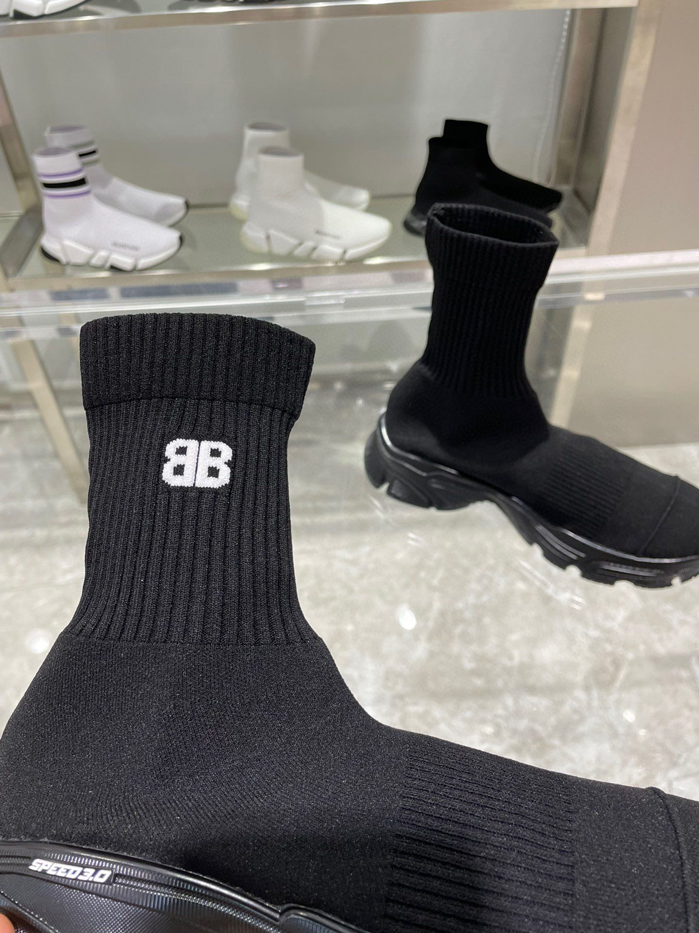 balenciaga black sock sneakers size 35-44 - Image 3