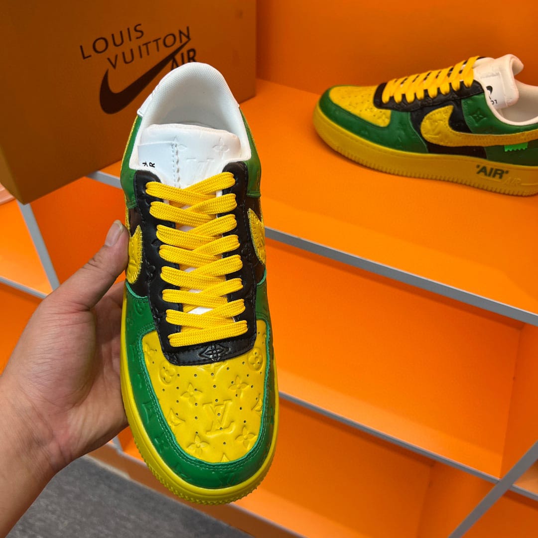 louis vuitton air sneakers 38-44 - yellow/green/black - Image 3