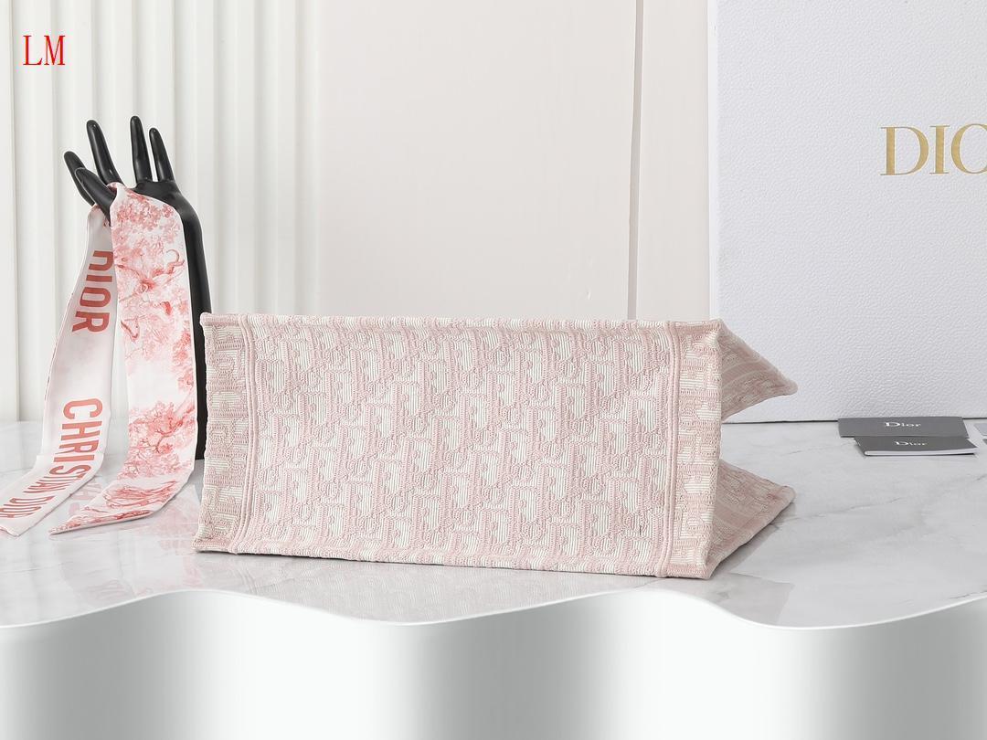 dior christian dior pink tote bag - 36 x 27.5 x 16.8 cm - Image 3