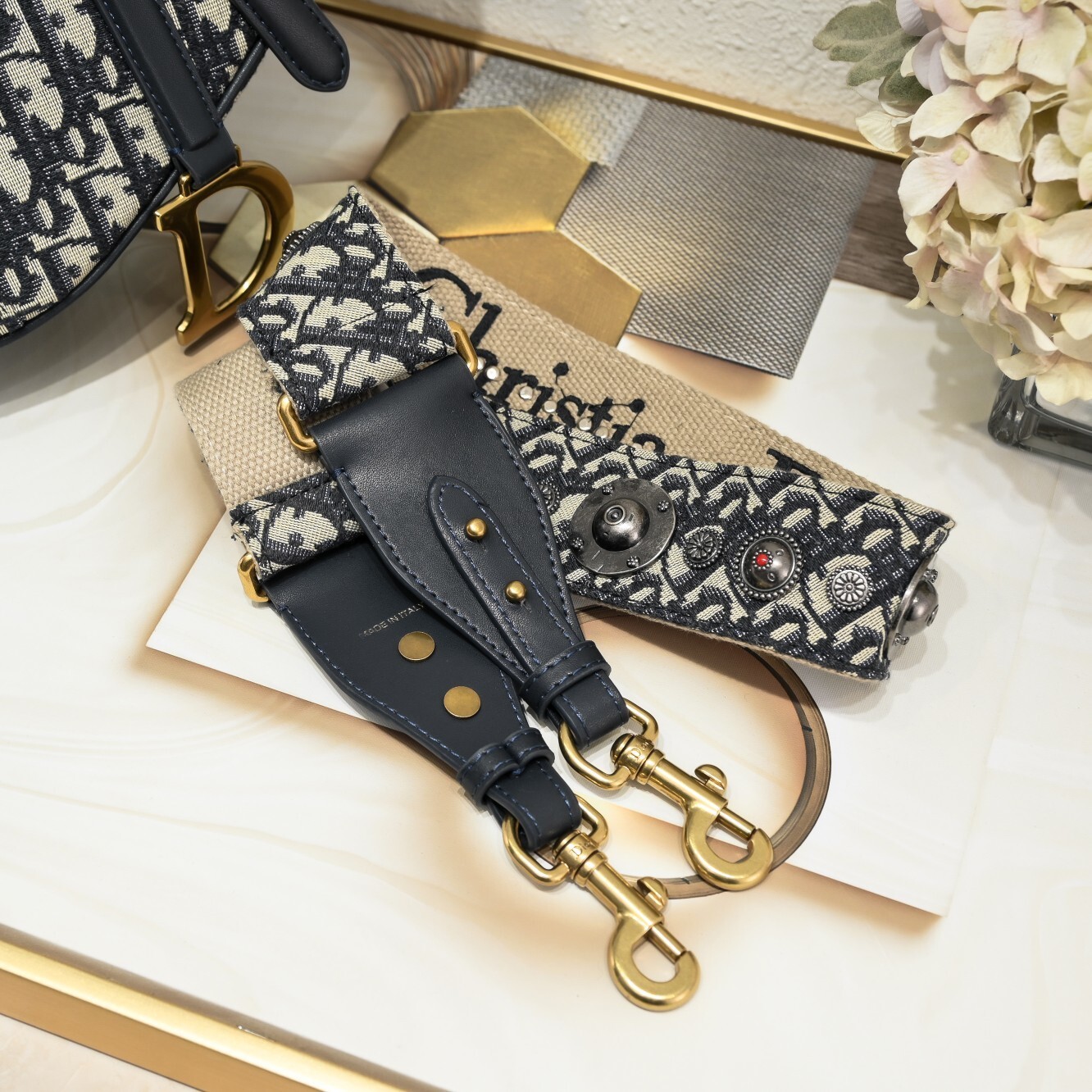 dior saddle bag - 25.5x20x6.5 cm, model 408082 - Image 3