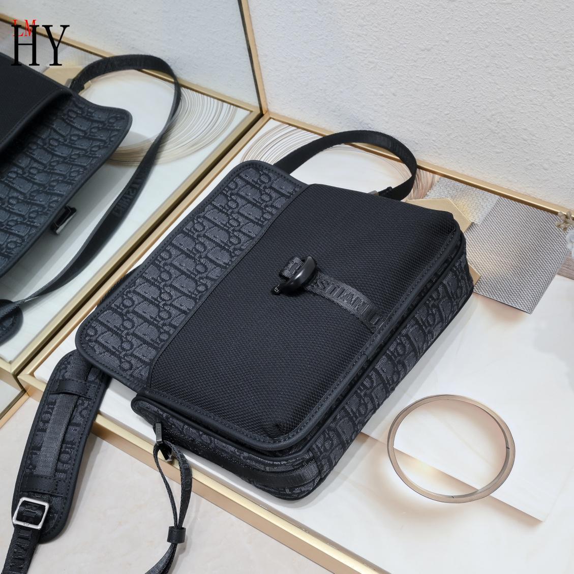 dior black crossbody bag - 26x18x6 cm - Image 3