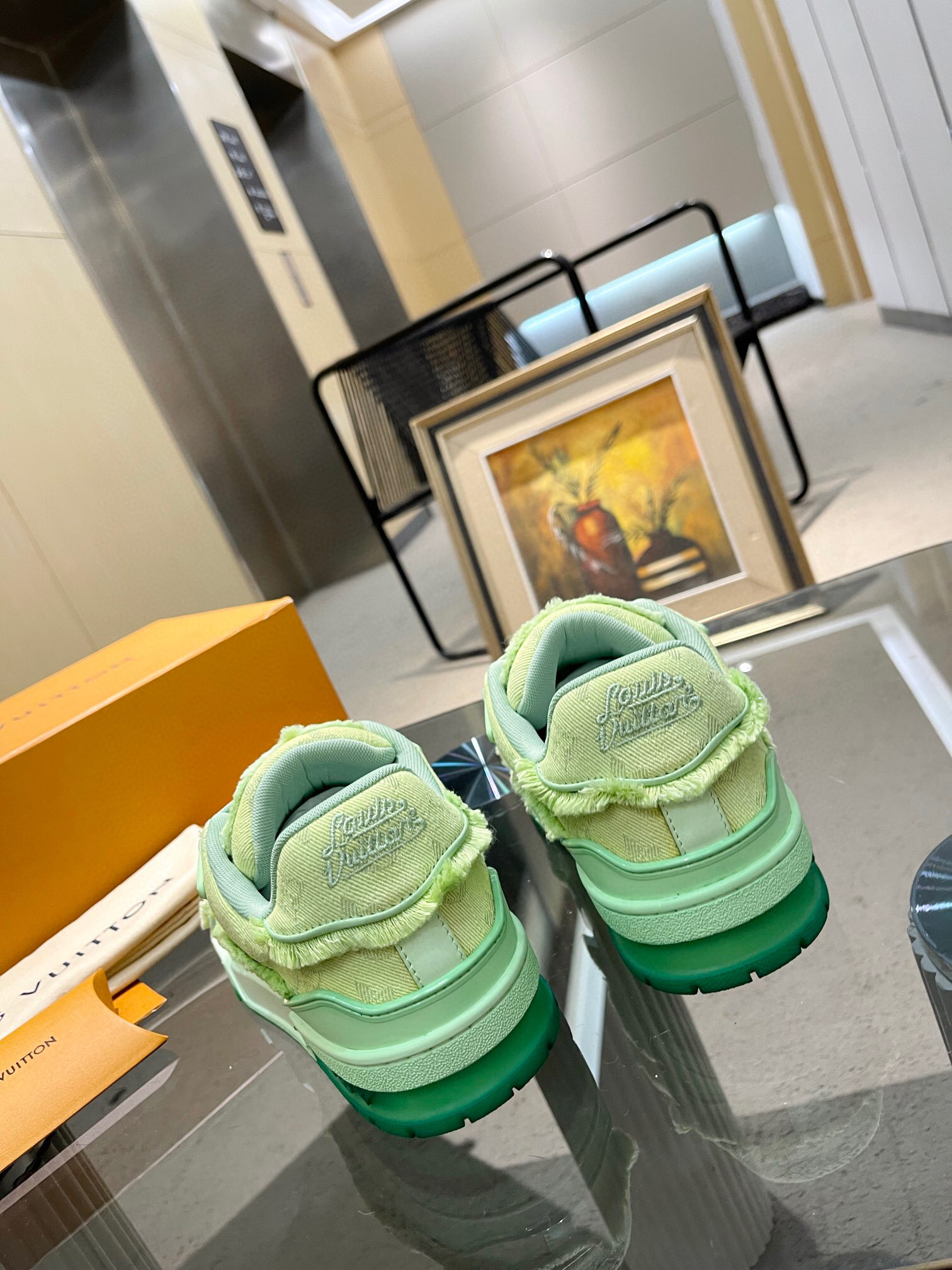 louis vuitton high-end couple sneakers size 35-44 - Image 3