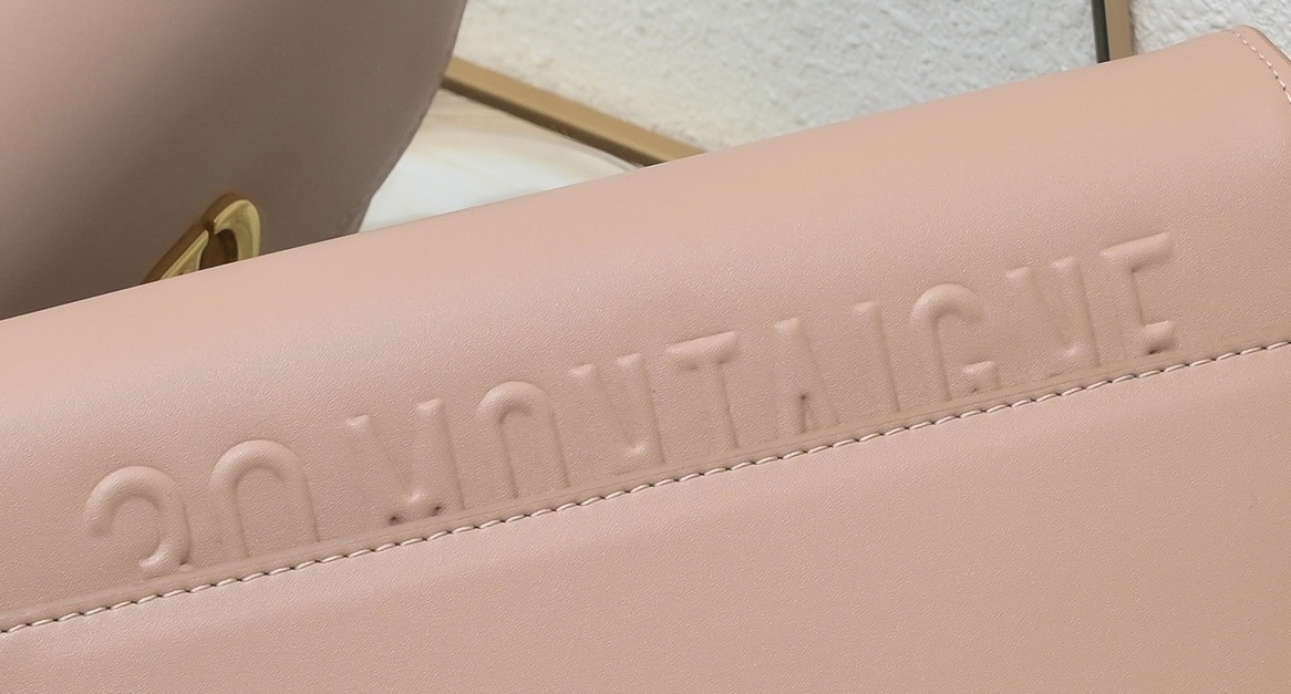 dior pink leather crossbody bag 22*13*6.5 - Image 3