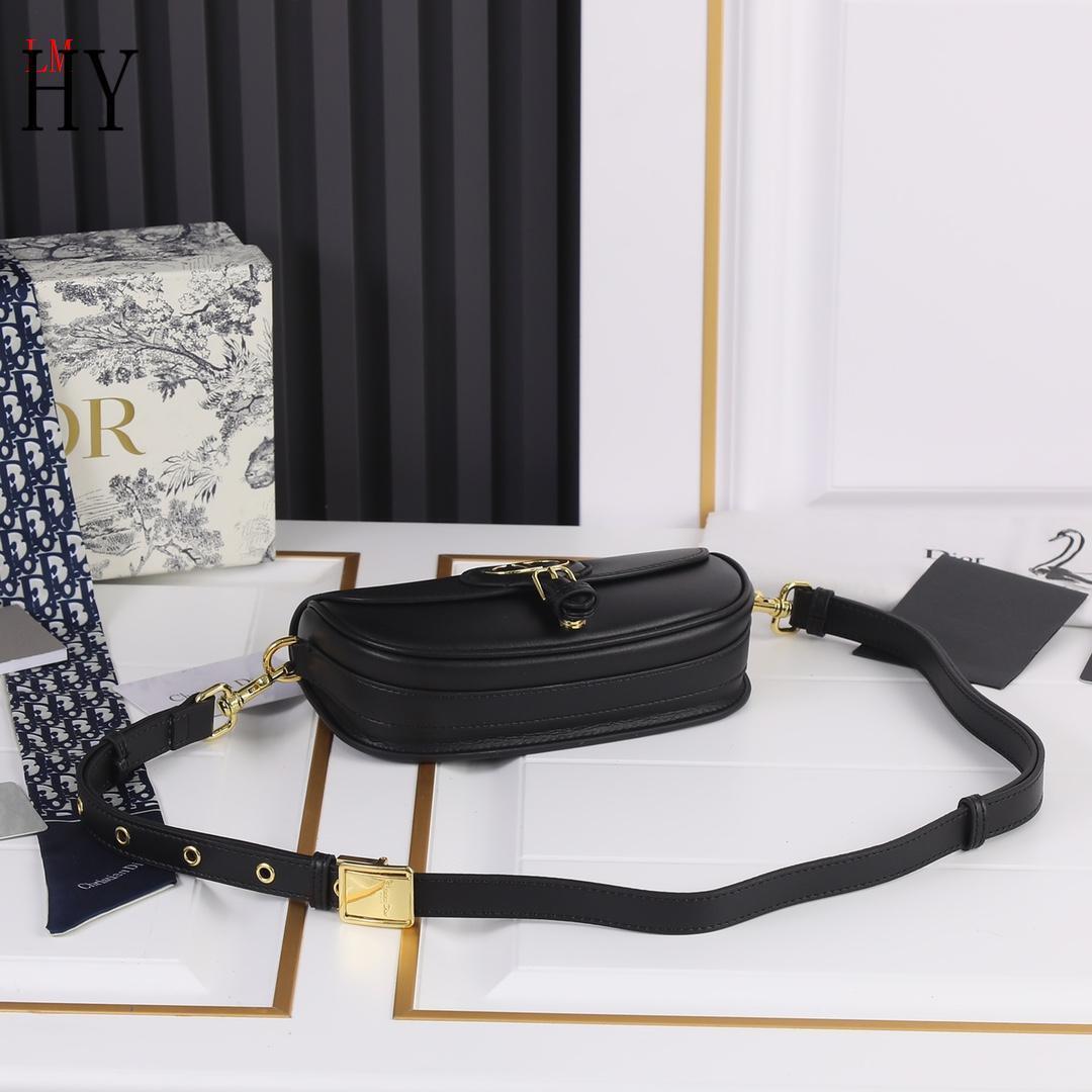 dior black leather bag 22 x 13 x 5 cm - Image 3
