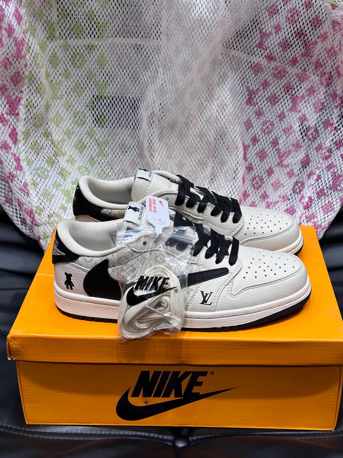 louis vuitton x nike air force 1 sneakers, size 38-44 - Image 3