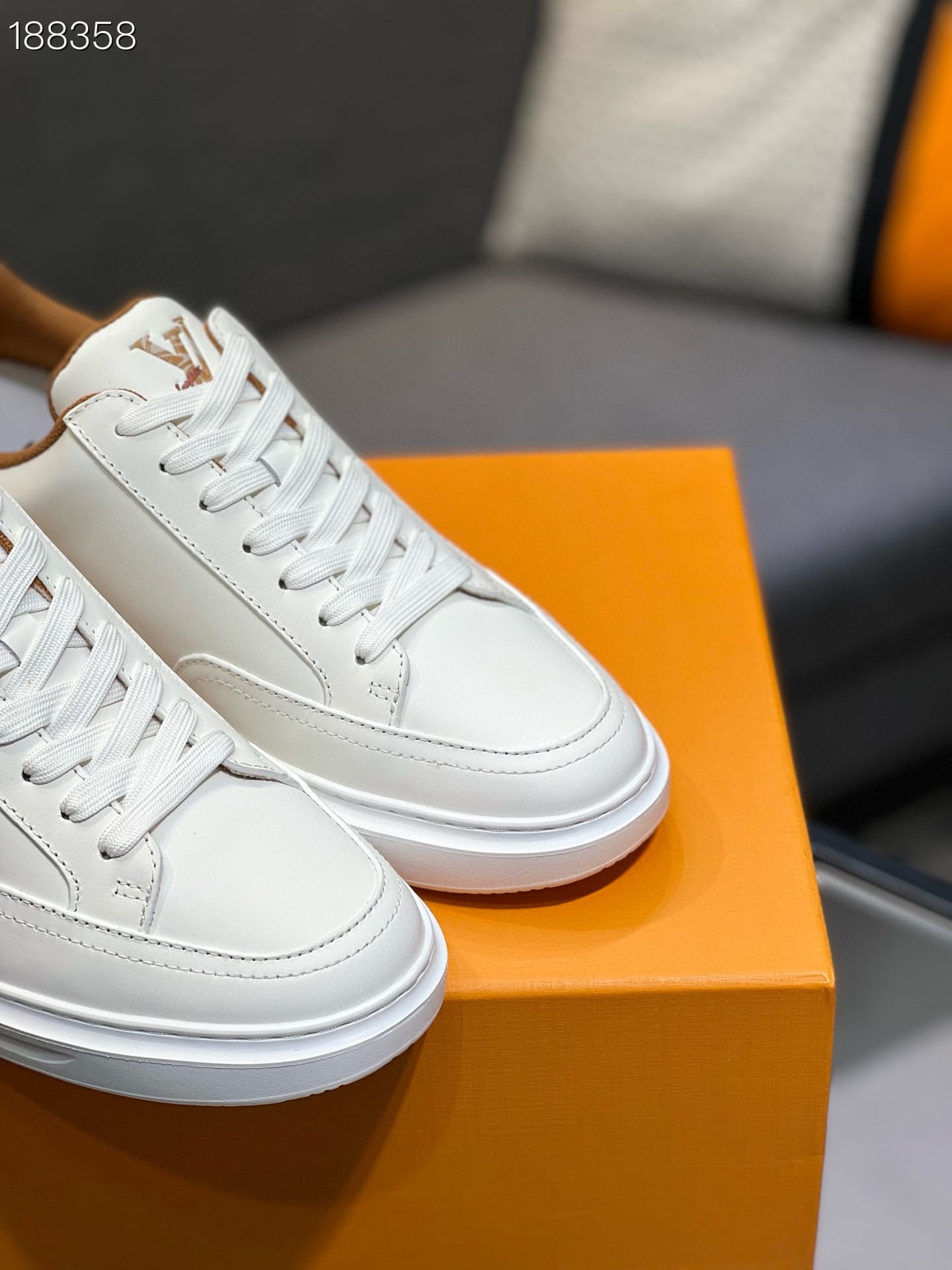 louis vuitton l 39-44 lyt350 sneakers - white/brown - Image 3