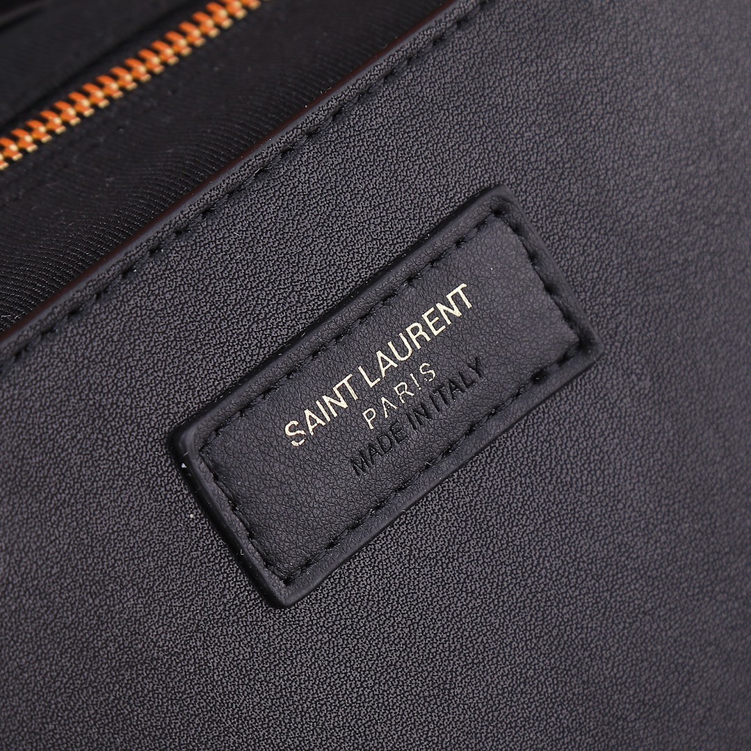 yves saint laurent black leather bag 43×29×9cm - Image 3