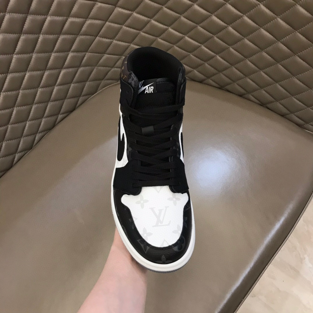 louis vuitton x air jordan high top sneakers 38-44 - Image 3