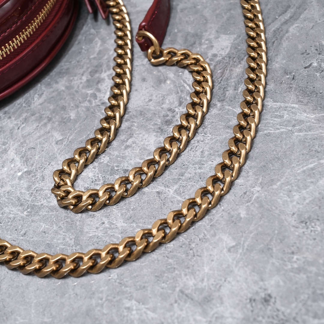 yves saint laurent round crossbody bag - 17x17x5.5 cm - Image 3