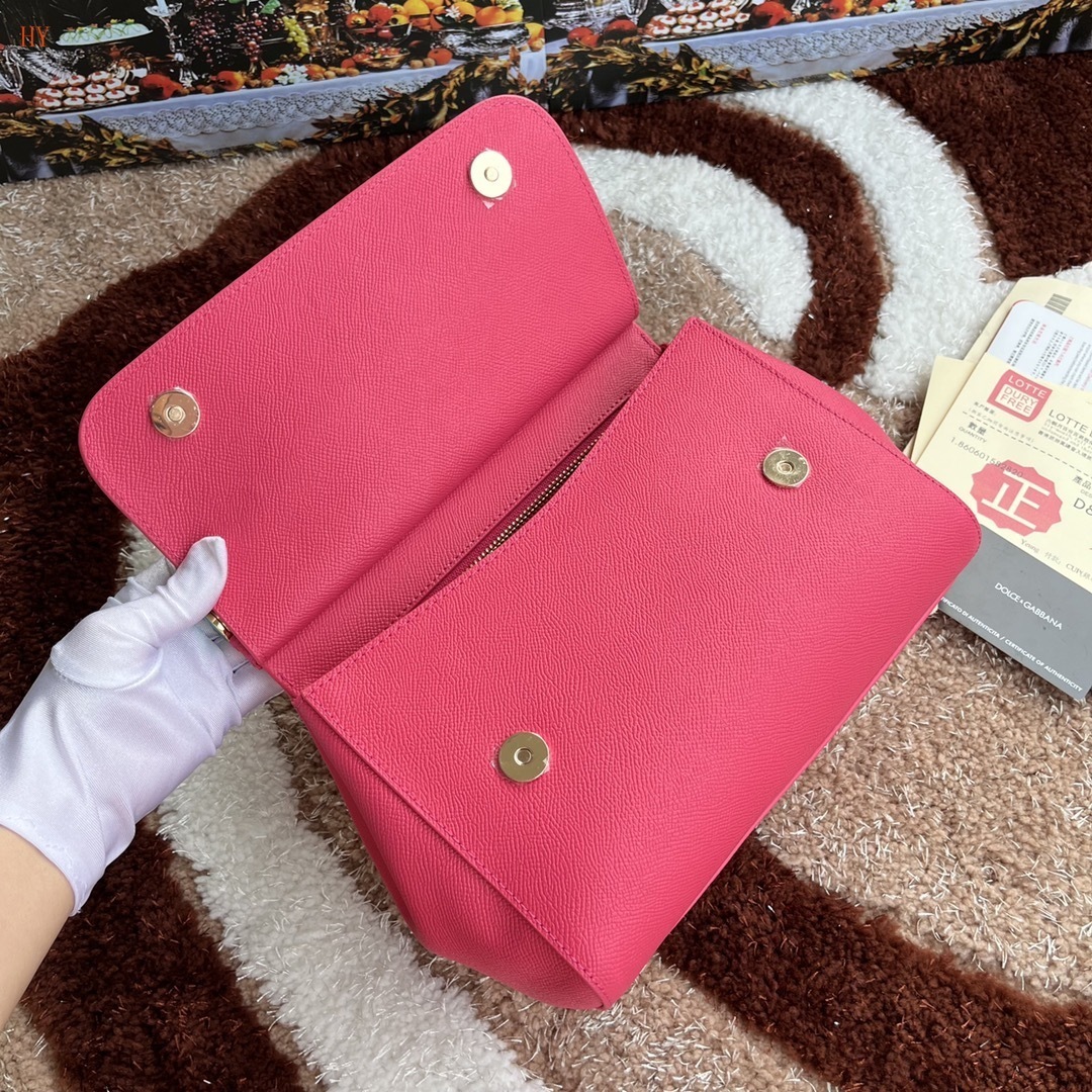 dolce & gabbana pink handbag 25*20*12 cm - Image 3