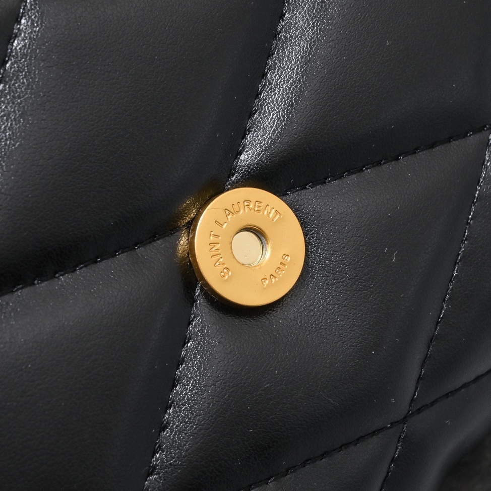 yves saint laurent quilted black handbag - 24x18x5.5 cm - Image 3