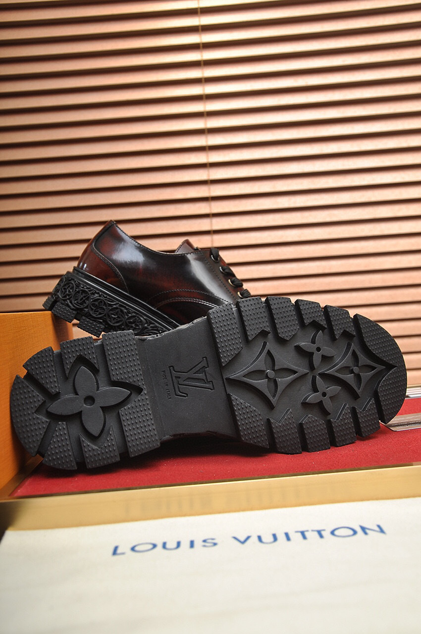 louis vuitton high-end leather shoes size 38-44 - Image 3