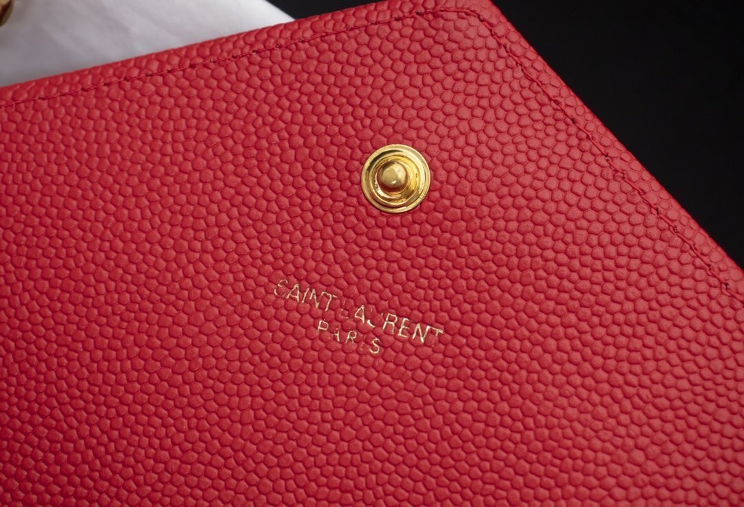 yves saint laurent red quilted leather bag 22.5x14x4 - Image 3