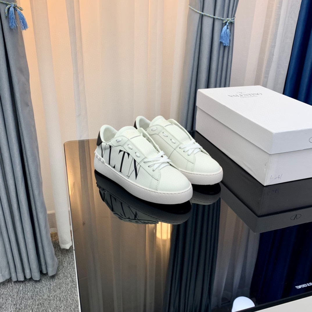 valentino white sneakers for couples - sizes 35-44 - Image 3