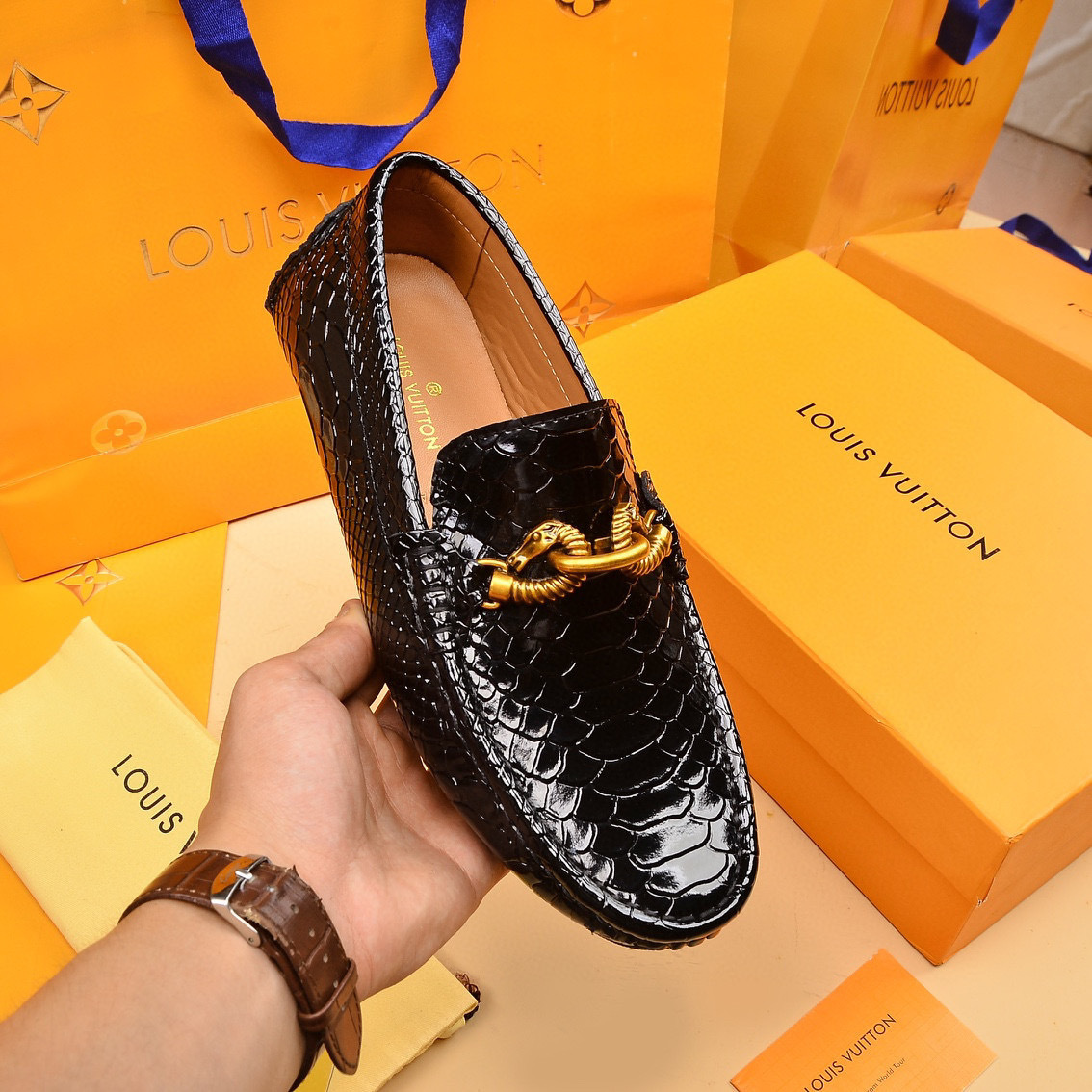 louis vuitton slip-on shoes size 38-44 - Image 3