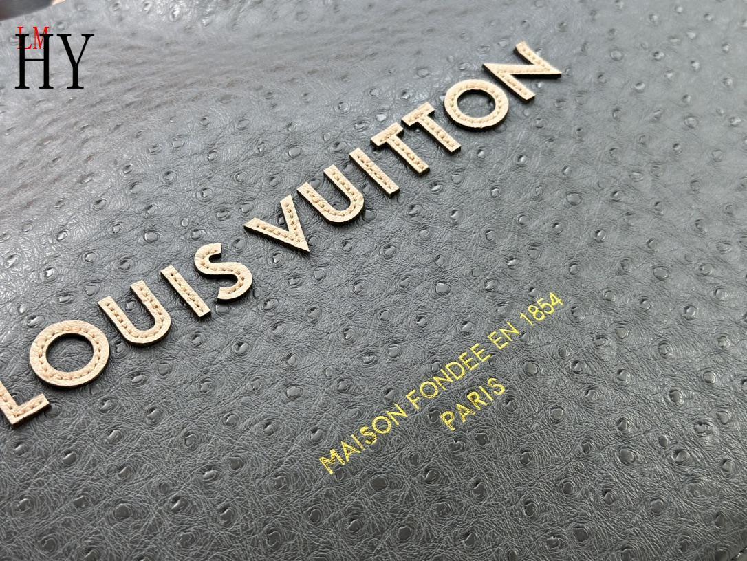 louis vuitton grey tote bag 40*32*16 - Image 4