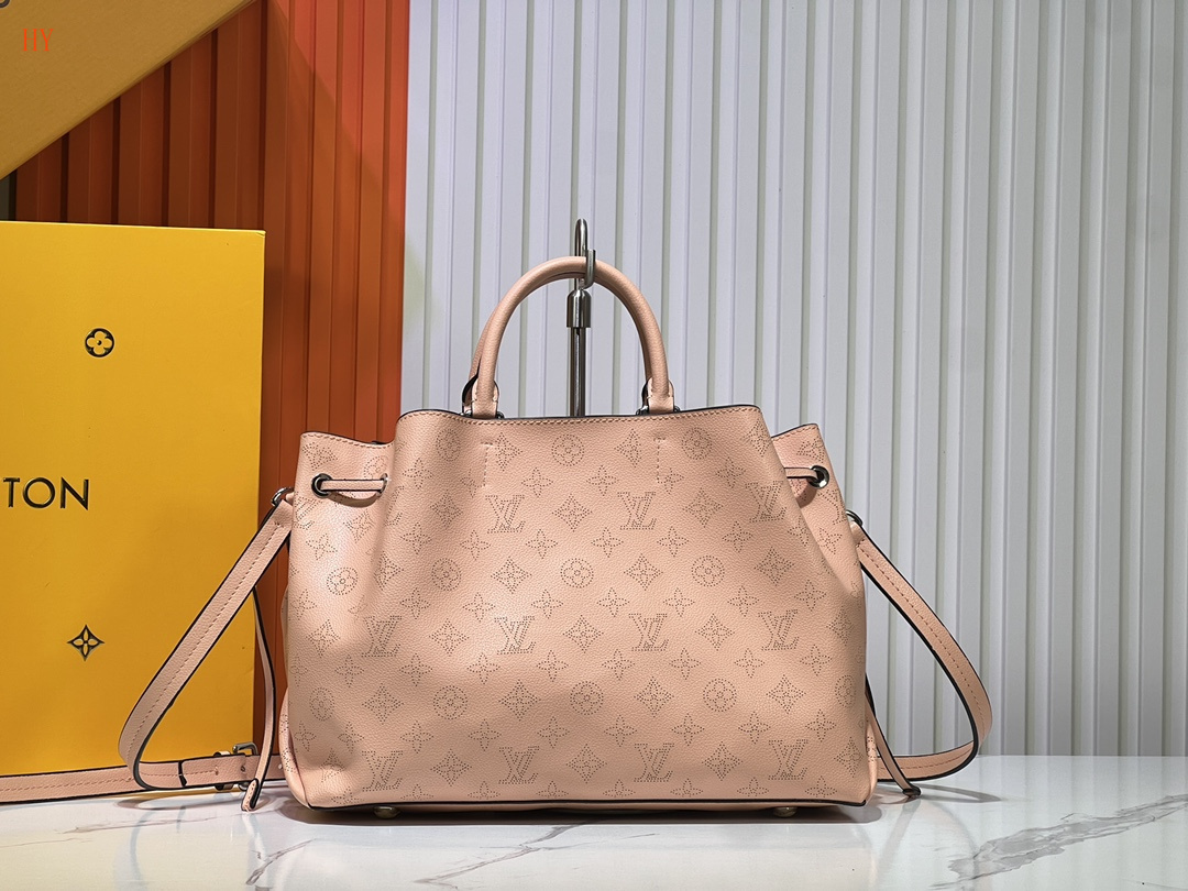 louis vuitton pink monogram bag 32*23*13 - Image 4