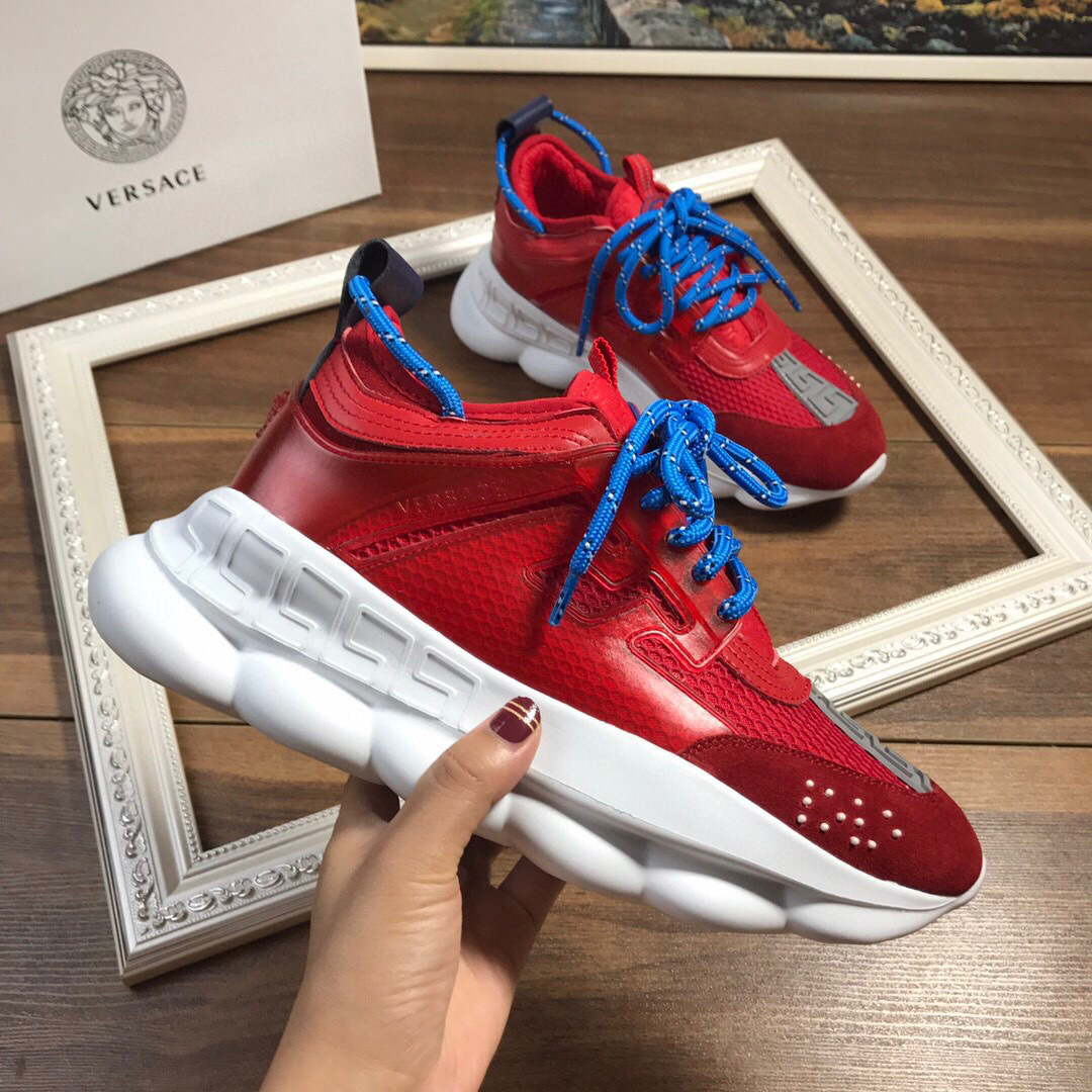 versace red dad sneakers - sizes 35-44 - Image 4