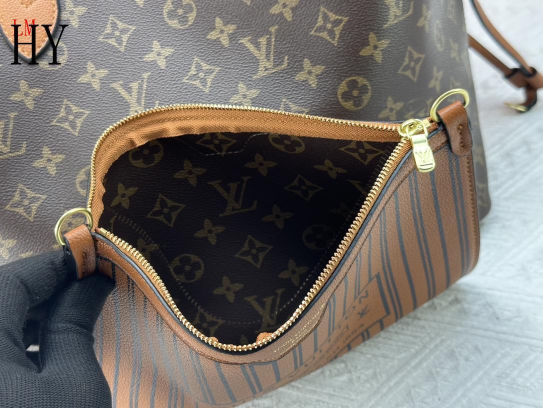 louis vuitton monogram tote bag 31x28x14 cm - Image 4